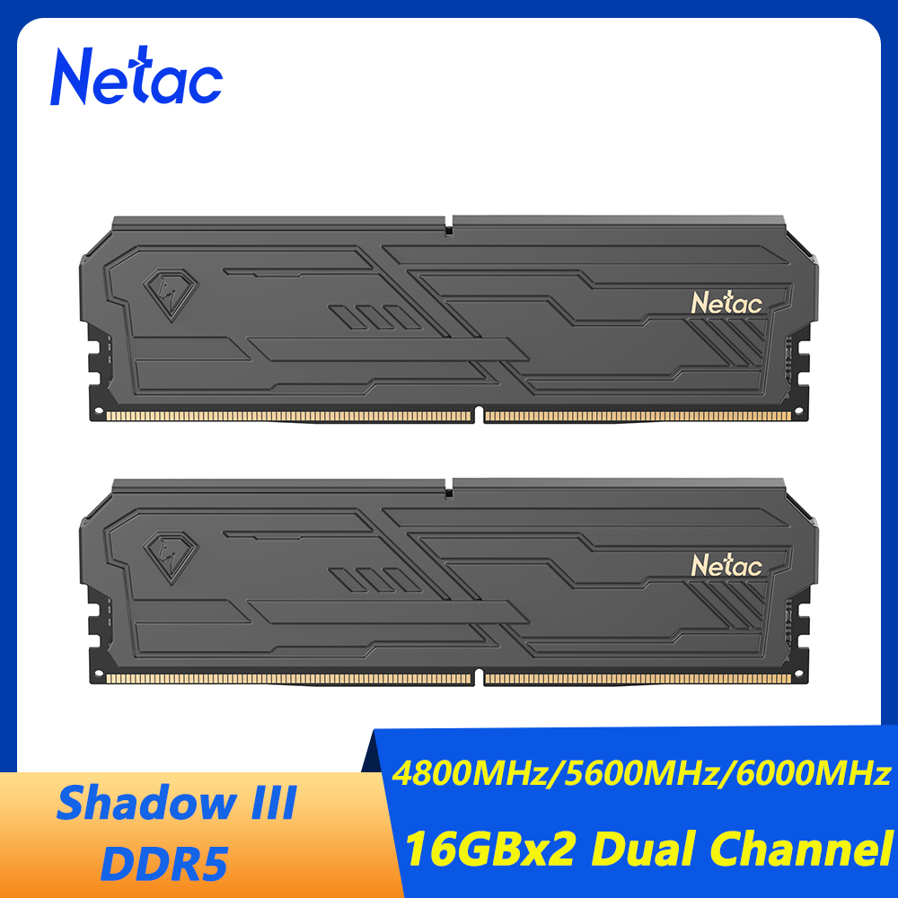 Ddr5 16Gb 6000Mhz - Memoria RAM Netac DDR5 Shadow III