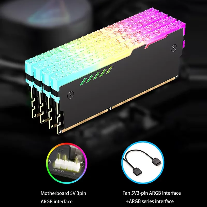 Disipador de calor de memoria  - Ddr5 Rgb Ram reseña y precio