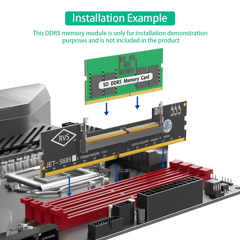 Tarjeta Adaptadora de Memoria  - Ddr5 Laptop Ram reseña y precio