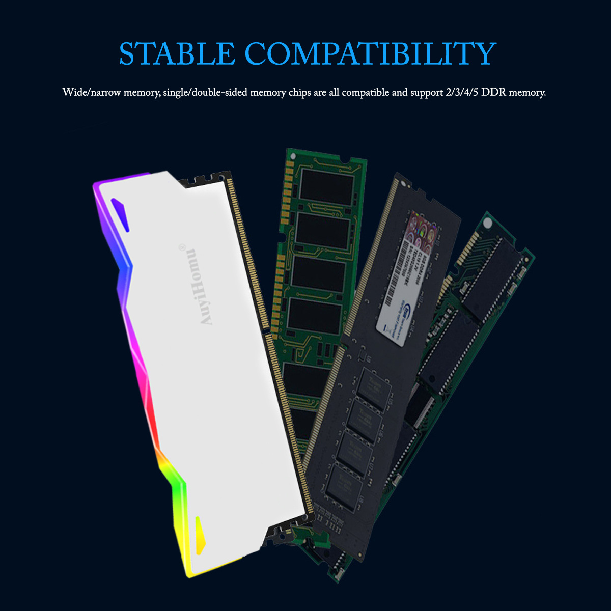 Disipador de Calor RGB AuyiHom - Ddr5 Rgb Ram reseña y precio