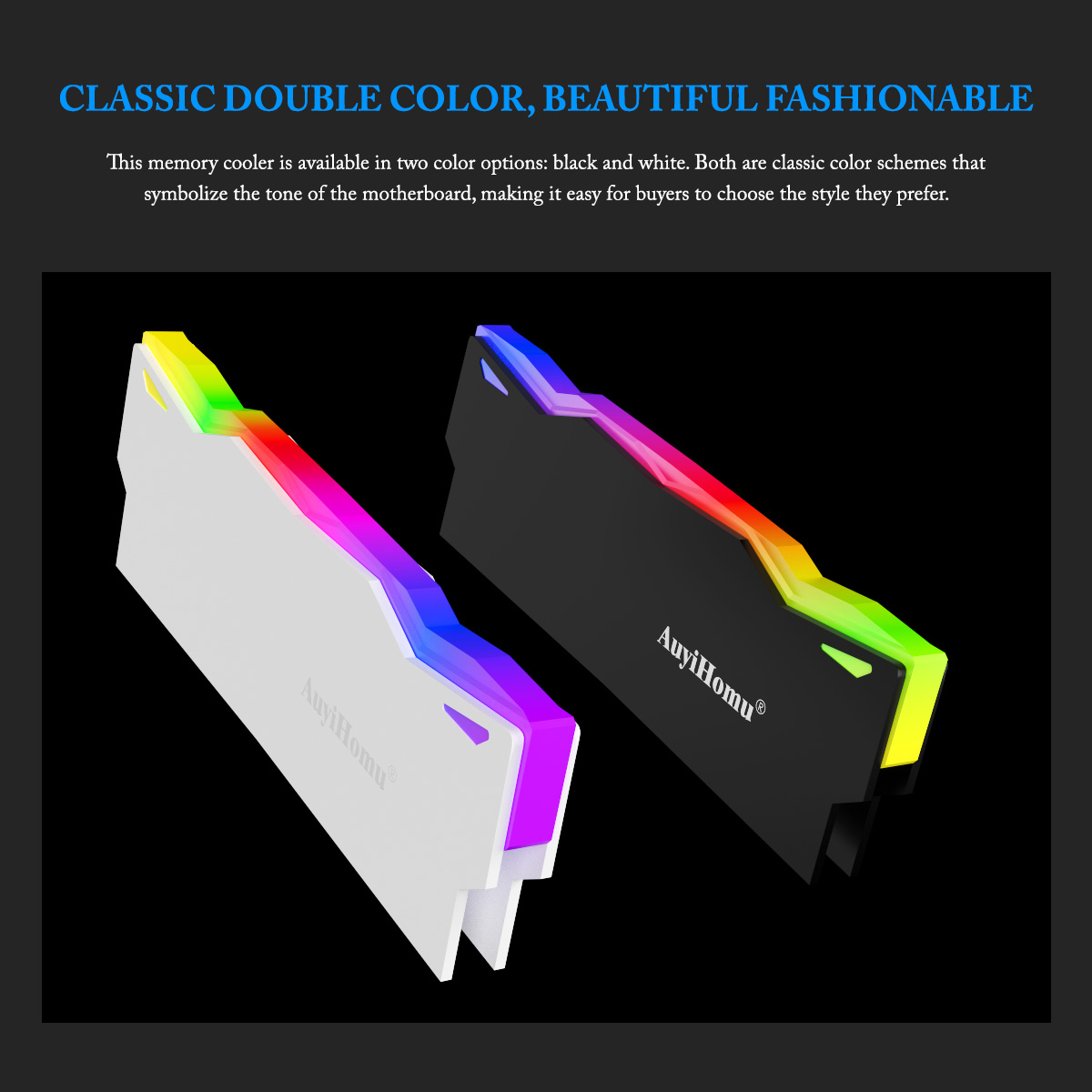 Disipador de Calor RGB AuyiHom - Ddr5 Rgb Ram reseña y precio